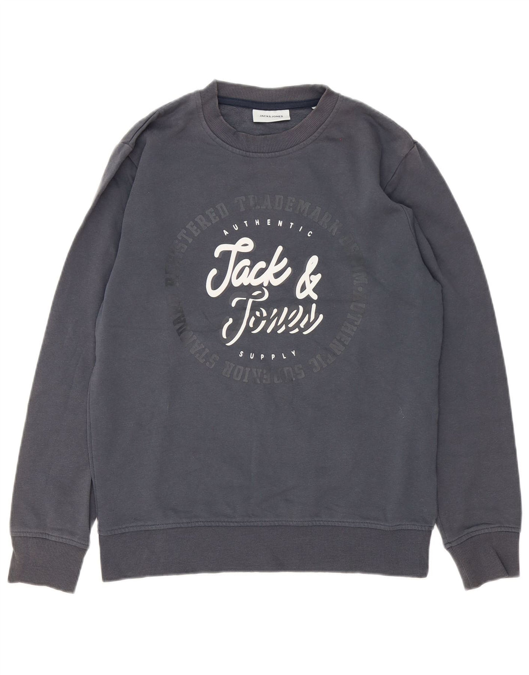 Jack & Jones Felpa con grafica da uomo Maglione Grigio medio