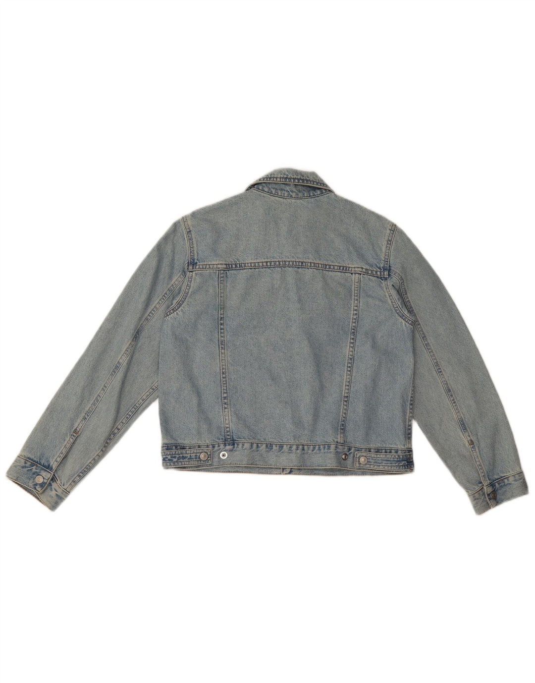 Giacca Jeans Bambina Benetton 11-12 Anni Blu