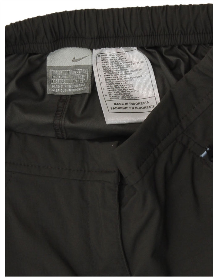 Pantaloni dritti Nike da donna UK 8/10 Small W26 L29 poliestere grigio