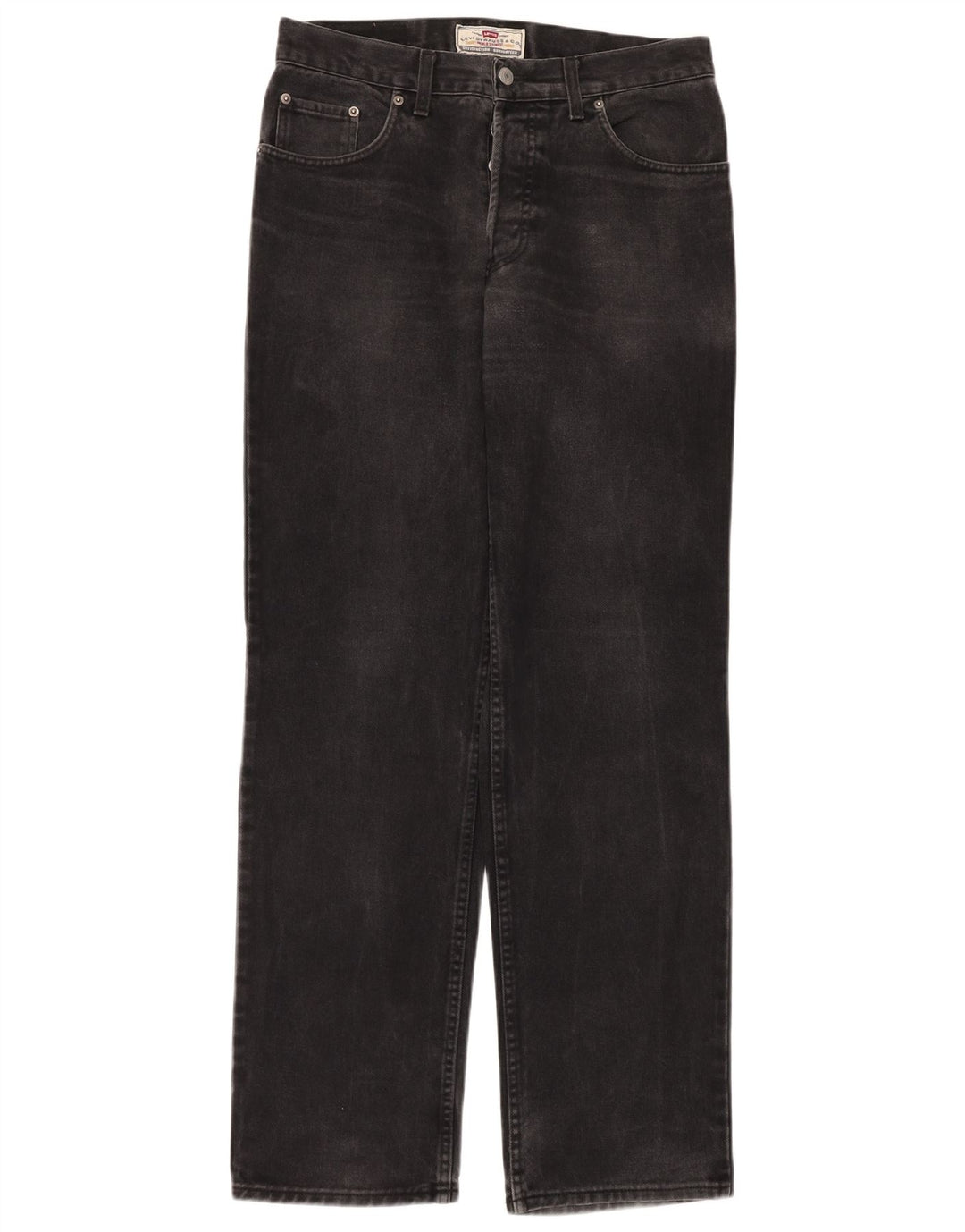 Jeans dritti da uomo Levi's W33 L34 cotone nero
