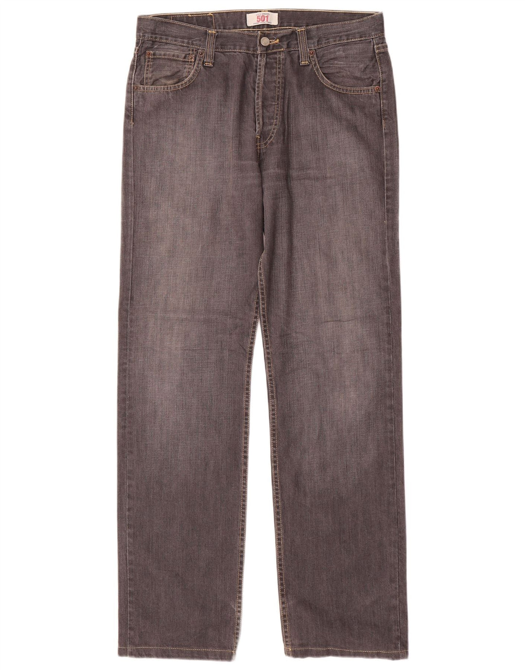 Levi's Uomo 501 Jeans dritti W32 L32 Cotone grigio