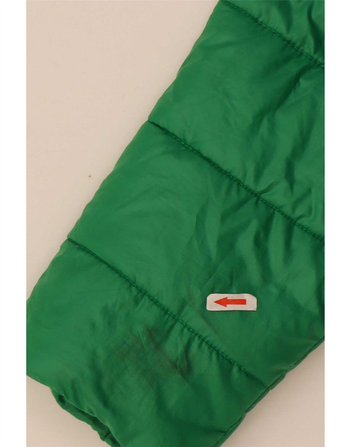 Giacca imbottita con cappuccio da uomo Puma UK 40 Large Verde Colourblock Poliestere