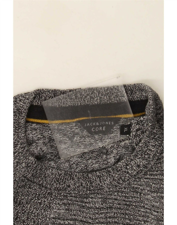 Maglione maglione girocollo da uomo Jack & Jones XL grigio screziato