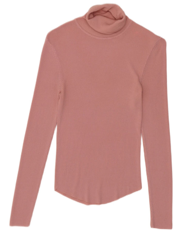 Top Zara da donna a maniche lunghe UK 8 Small rosa