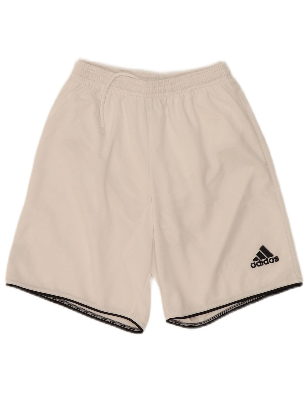 Pantaloncini sportivi da uomo Adidas piccoli sportivi in poliestere bianco