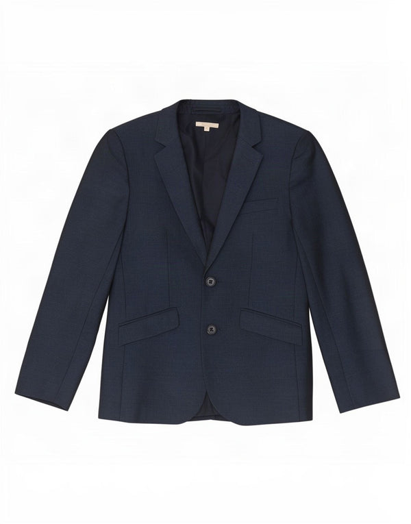 Giacca blazer a 2 bottoni da ragazzo John Lewis 8-9 anni in poliestere blu navy