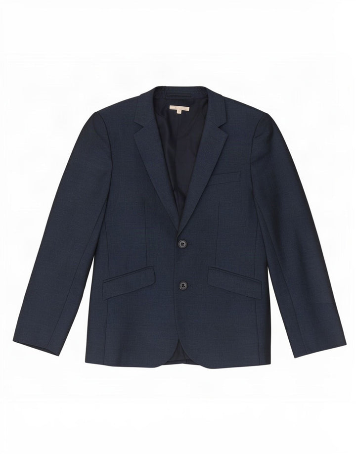 Giacca blazer a 2 bottoni da ragazzo John Lewis 8-9 anni in poliestere blu navy