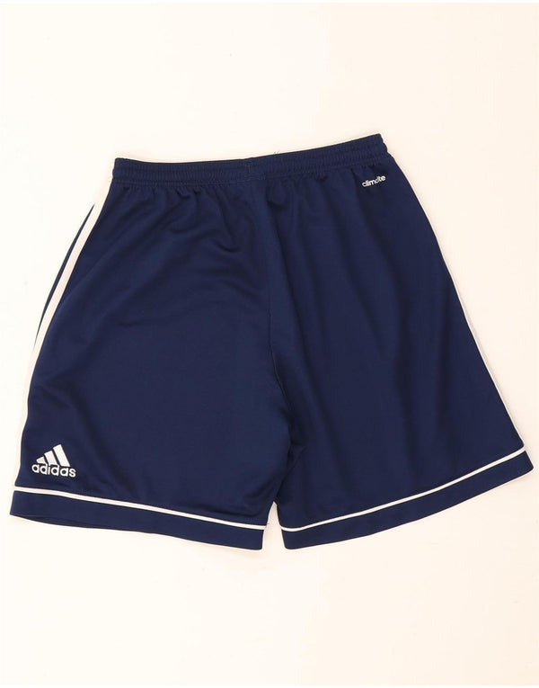 Pantaloncini sportivi Adidas Climalite da donna UK 8 Small Blu Navy