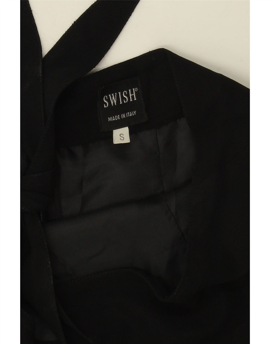 Abito Halter da donna Swish UK 10 piccolo in viscosa nera