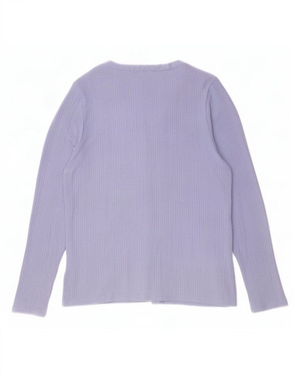 Maglione cardigan da donna Marks & Spencer UK 16 grande blu