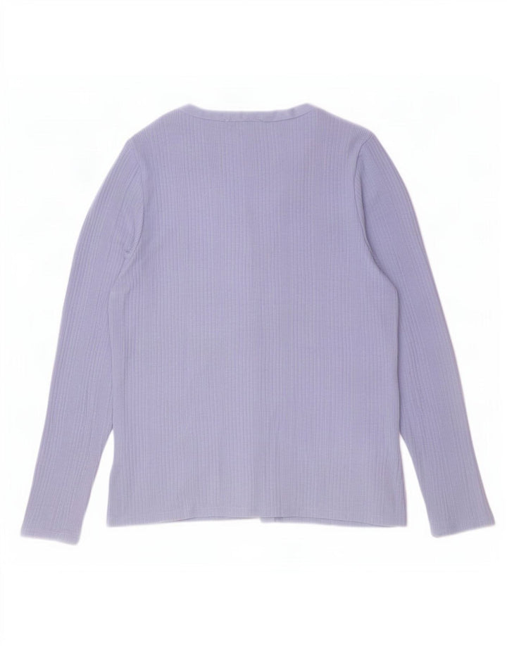 Maglione cardigan da donna Marks & Spencer UK 16 grande blu