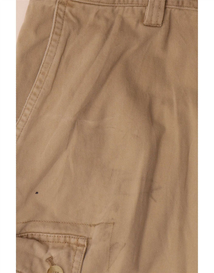 Pantaloncini cargo da uomo Izod W40 XL in cotone beige