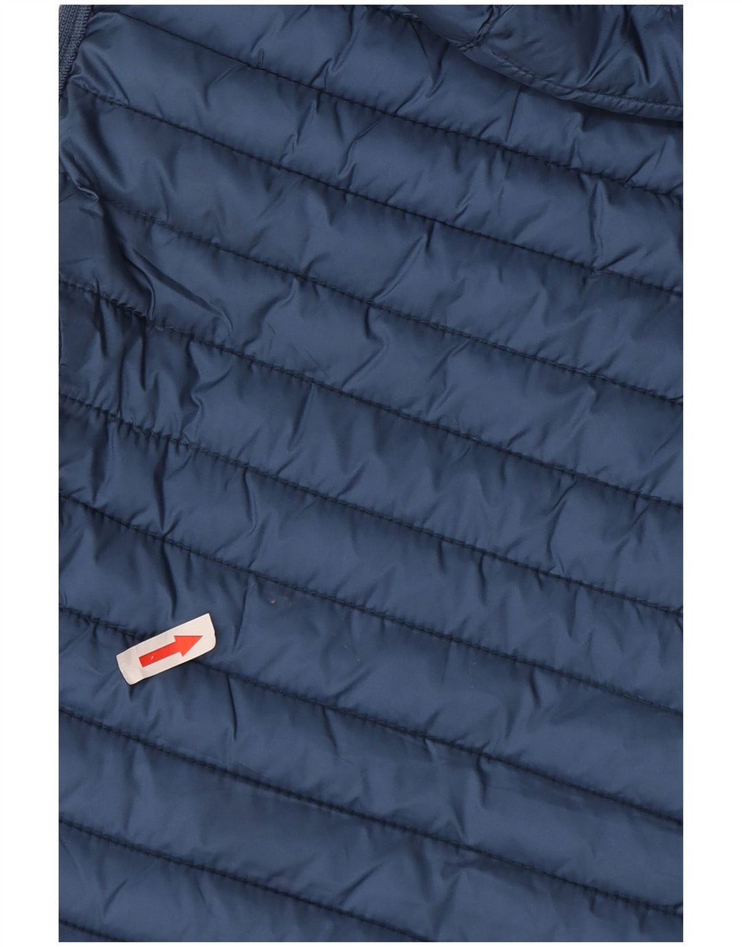 Gilet imbottito con cappuccio da donna Massimo Dutti UK 12 poliestere blu medio