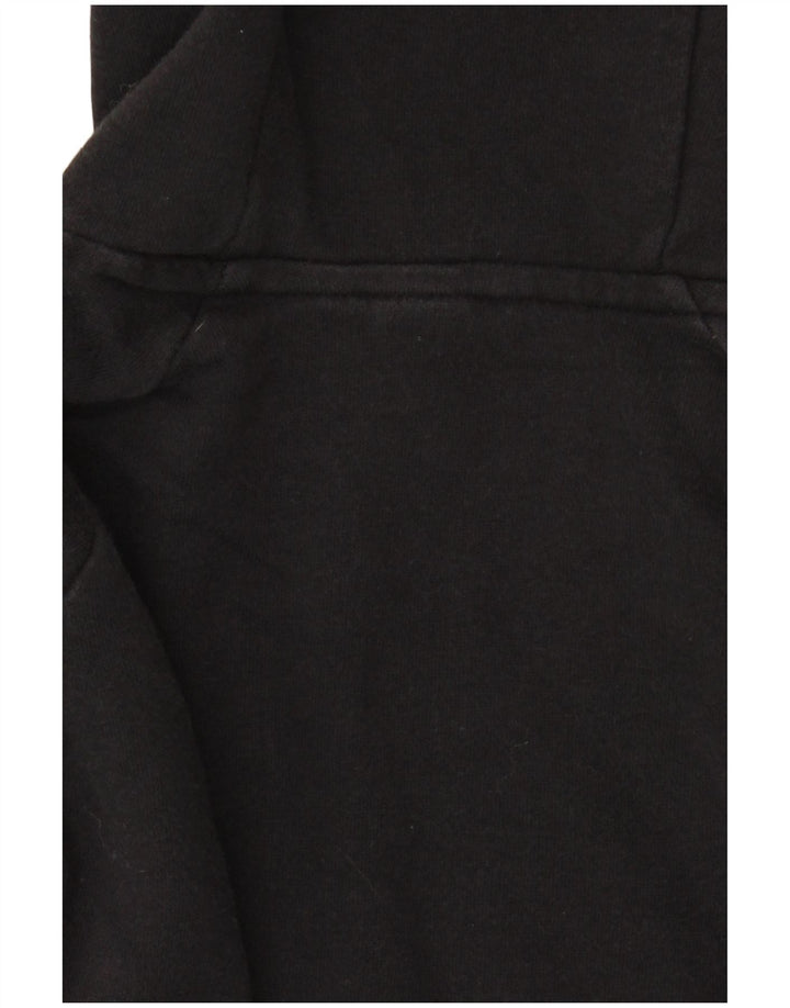 Felpa con cappuccio da uomo Adidas Small in cotone nero