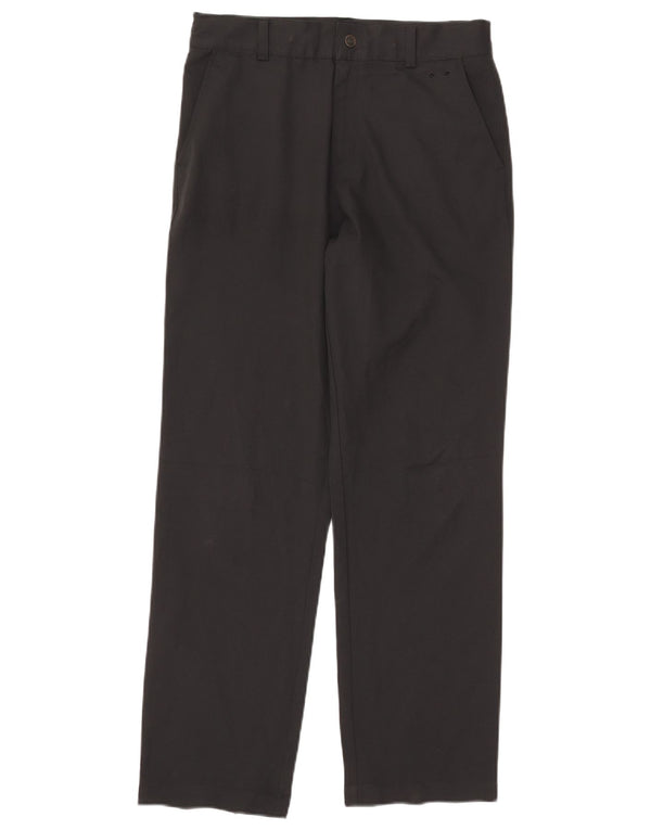 Pantaloni chino dritti Nike Dri Fit da donna XL W30 L29 poliestere nero