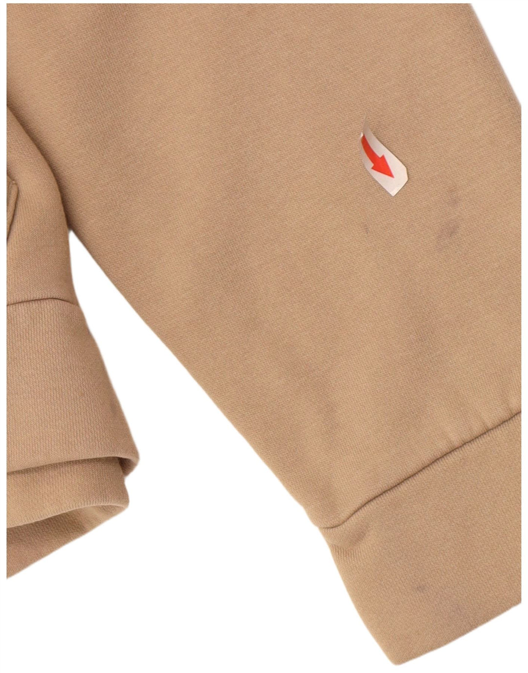 Felpa con cappuccio da uomo Adidas in cotone beige medio