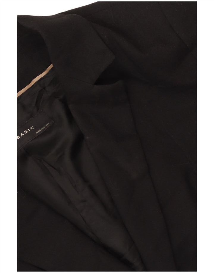 Giacca blazer a 1 bottone da donna Zara EU 38 piccola poliestere nero