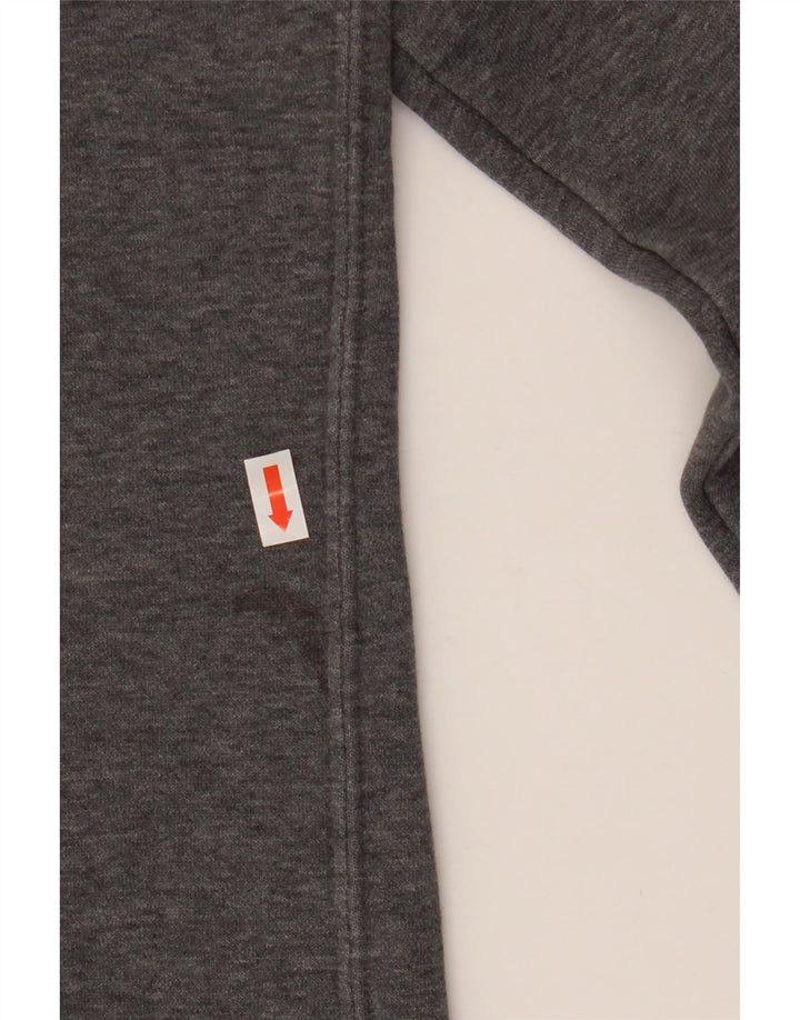 Felpa con cappuccio grafica Nike da uomo, grande, cotone chiazzato grigio