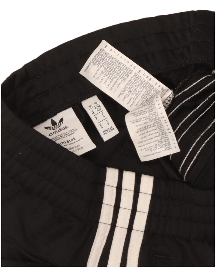 Pantaloni da tuta da uomo Adidas Small neri in poliestere