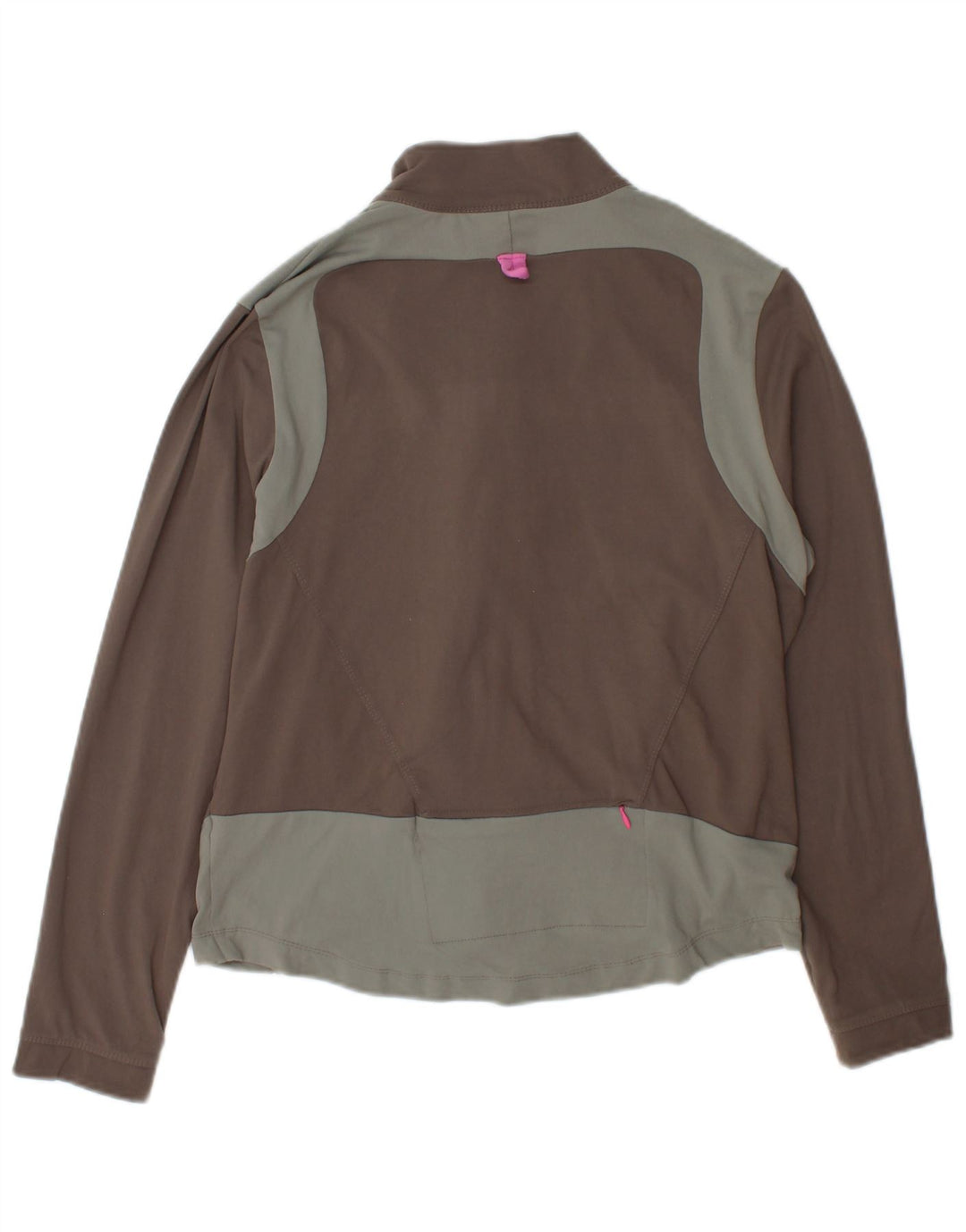 Giacca da ginnastica da donna Marks & Spencer UK 14 Large Marrone Colorblock