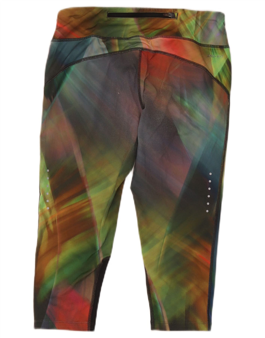 Leggings Nike Dri Fit Capri da donna UK 14 medio multicolore Tie Dye