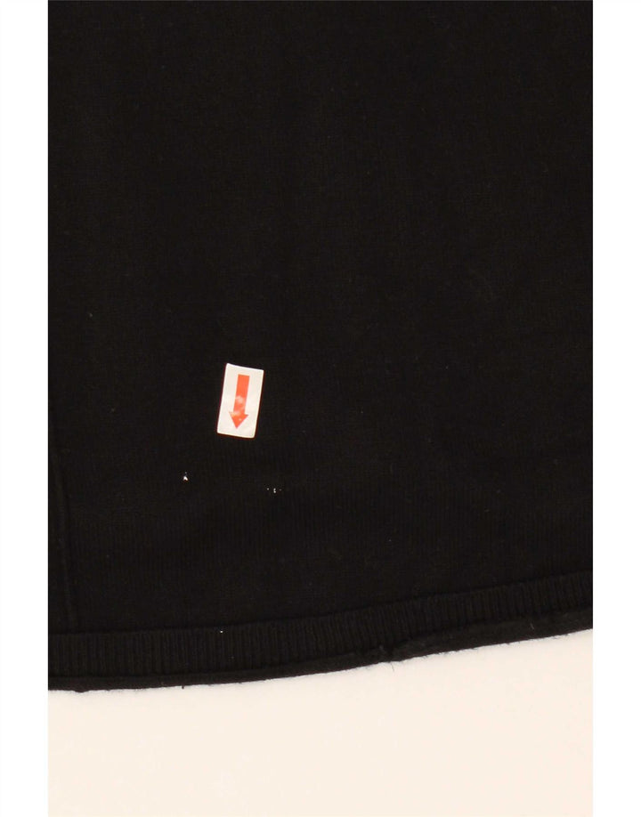 Maglione cardigan aperto da donna Zara UK 10 piccolo in viscosa nera