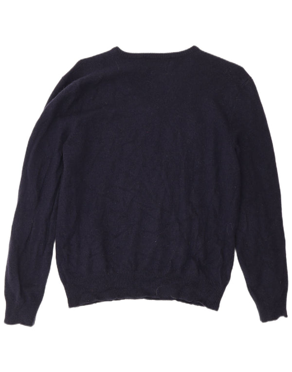 Maglione maglione con scollo a V da bambino Polo Ralph Lauren 15-16 anni grande blu navy