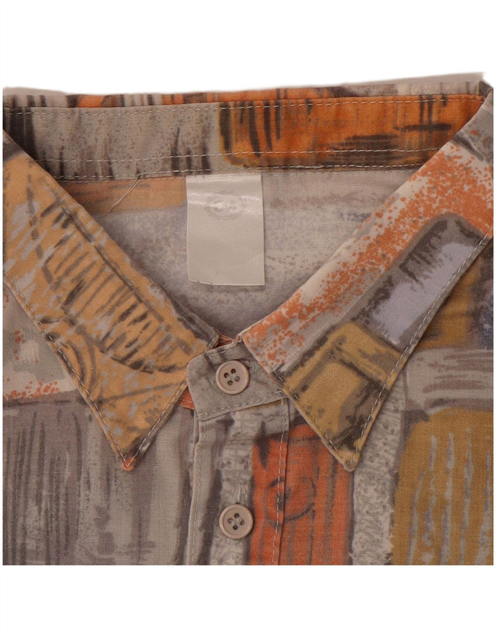 C&A Camicia pullover a maniche corte da uomo XL Patchwork multicolore