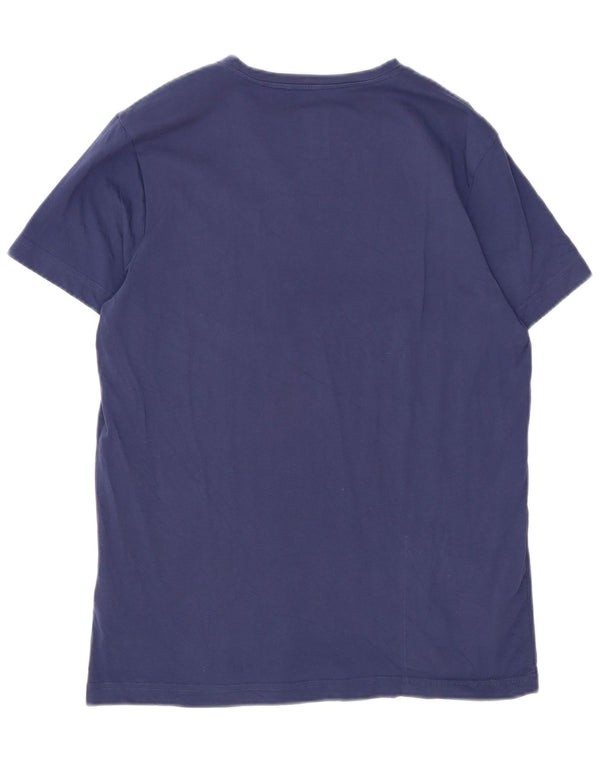 T-shirt da uomo K-Way Top Large in cotone blu navy