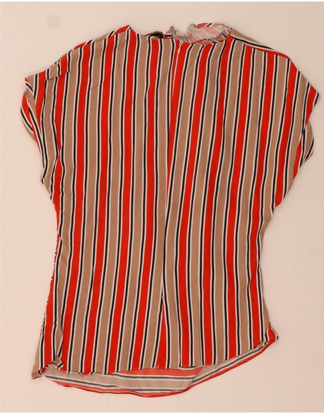 Top Camicetta Da Donna ZARA UK 12 Medio A Righe Multicolori