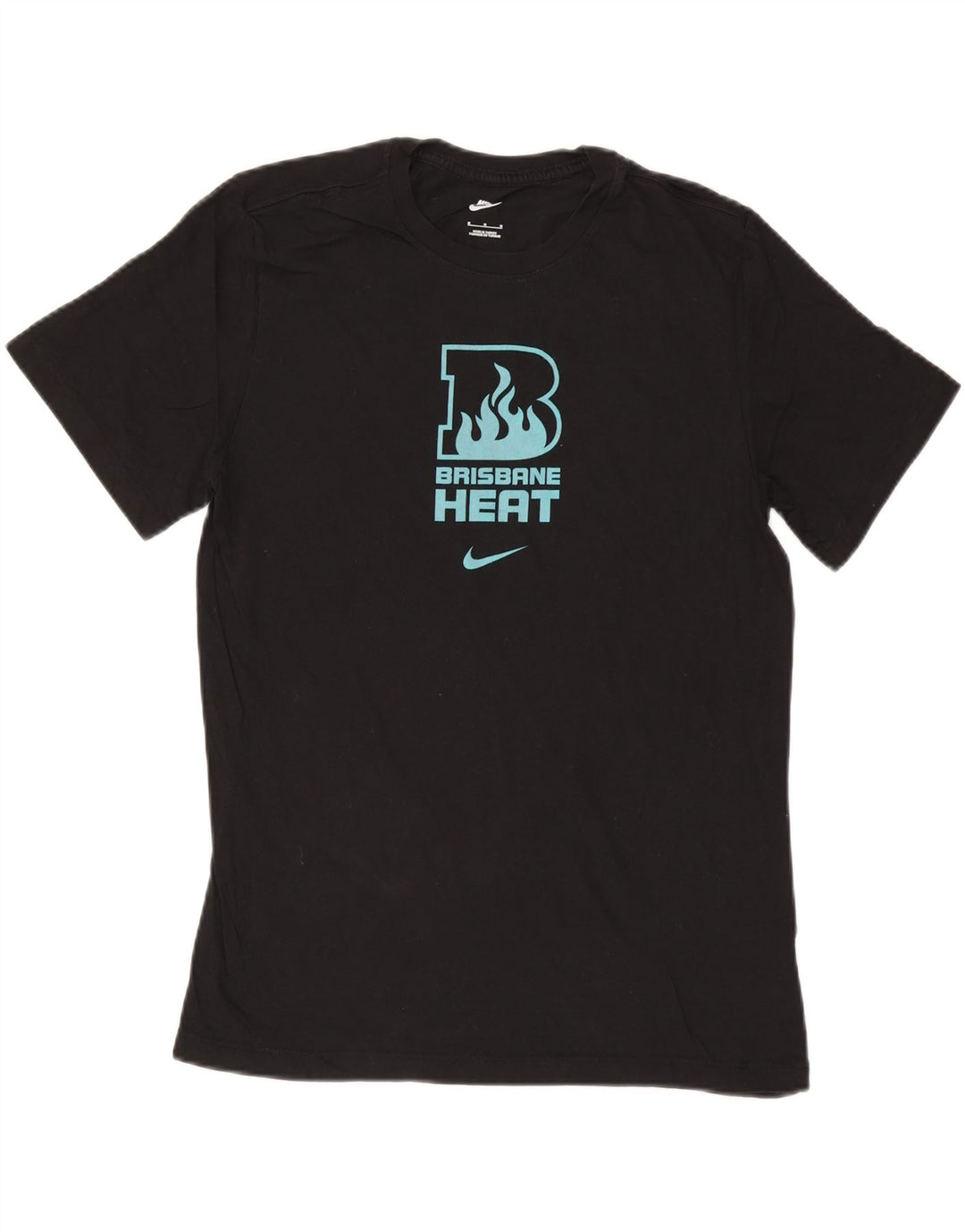 T-shirt grafica da uomo Nike Top in cotone nero medio