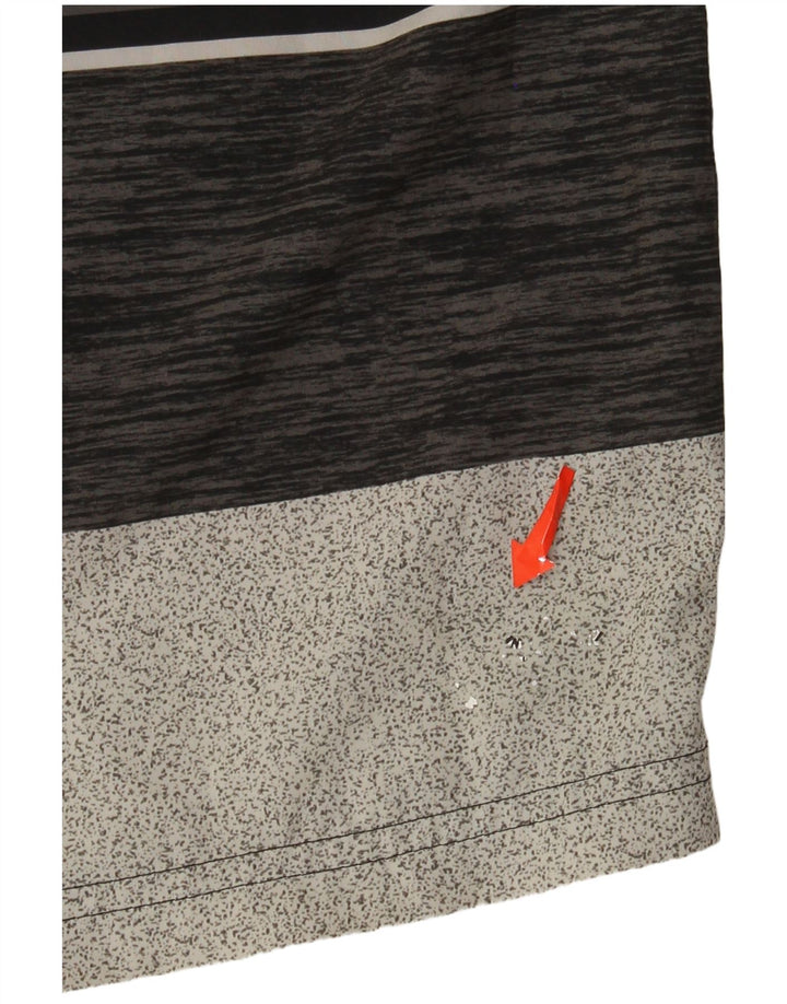 Pantaloncini da bagno da uomo Crivit XL in poliestere color block nero