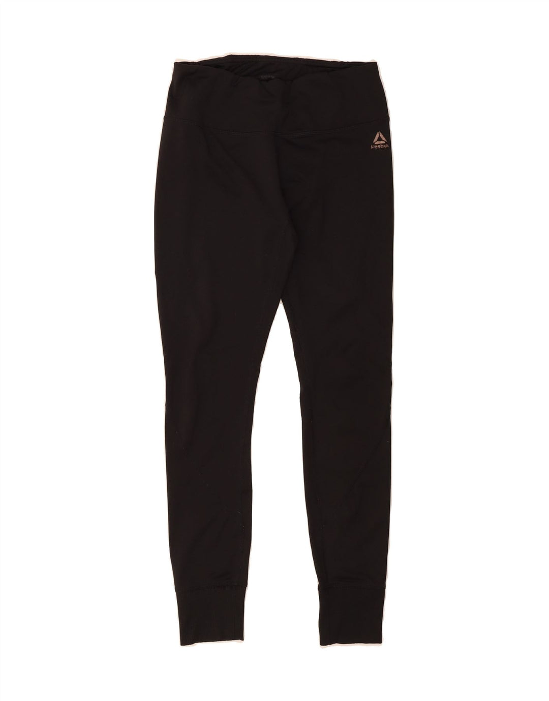 REEBOK Womens Leggings UK 10 Small  Black Vintage Reebok and Second-Hand Reebok from Messina Hembry 
