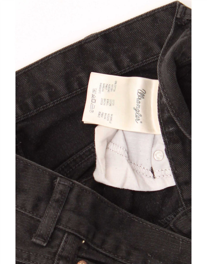 Jeans dritti da uomo Wrangler Texas W32 L32 cotone nero