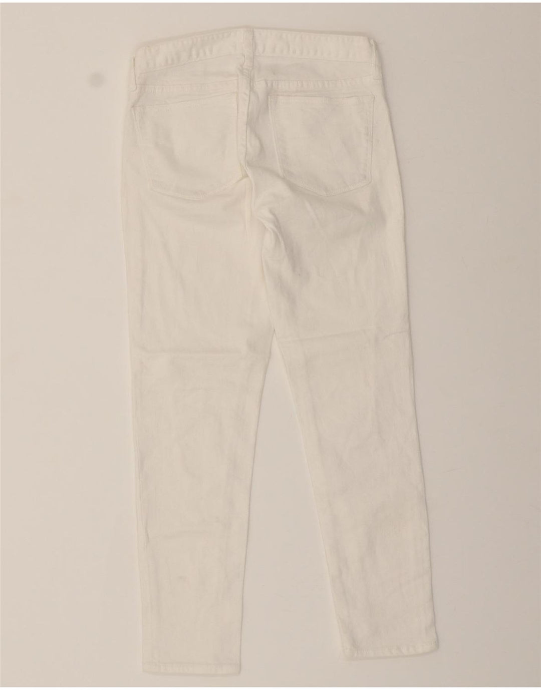 J. CREW Womens Skinny Jeans W25 L27 White Cotton Vintage J. Crew and Second-Hand J. Crew from Messina Hembry 