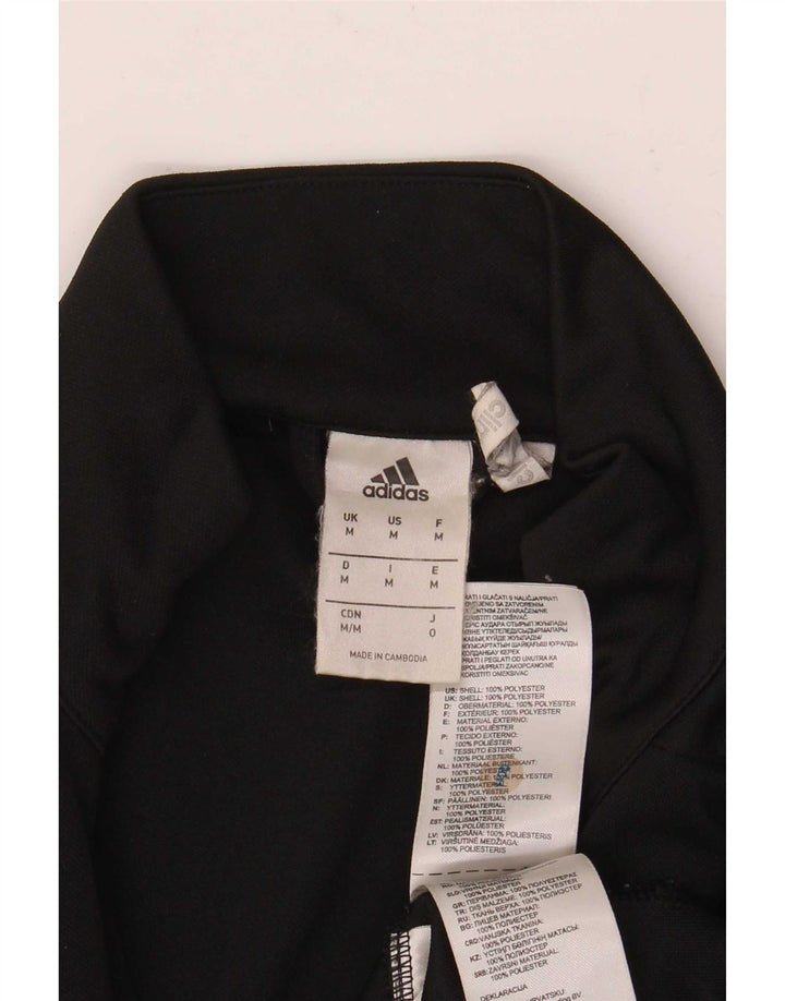 Giacca da allenamento Adidas Climalite da uomo, media, in poliestere nero