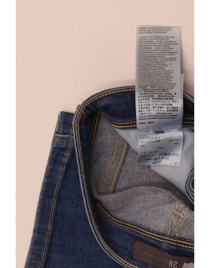 Jeans Capri da donna Levi's W28 L22 in cotone blu