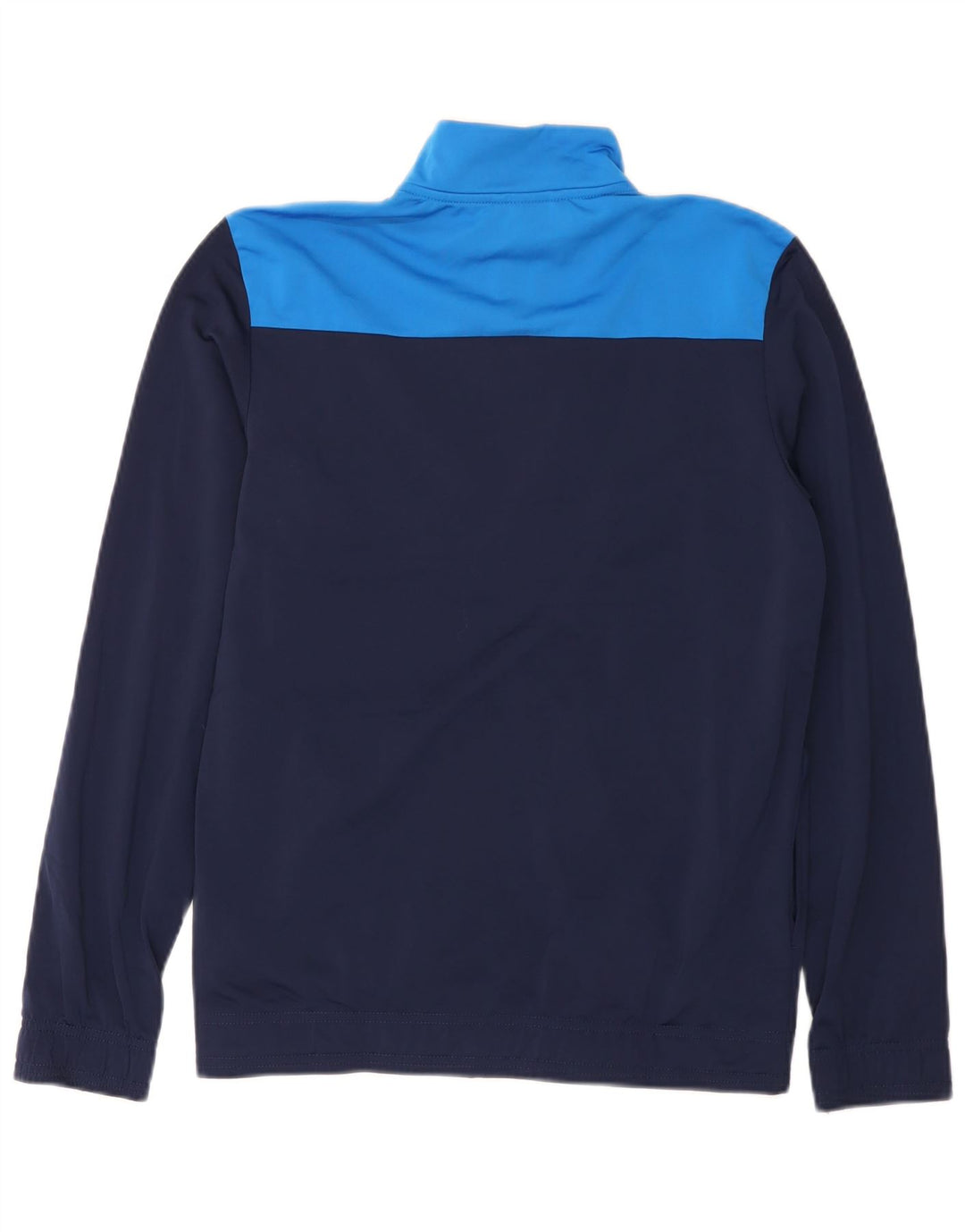 Giacca da tuta da ragazzo PUMA 15-16 anni in poliestere color block blu navy