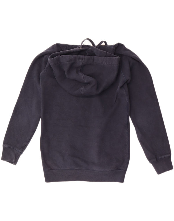 Maglione con cappuccio grafico da donna Jack Wills UK 6 XS cotone blu navy