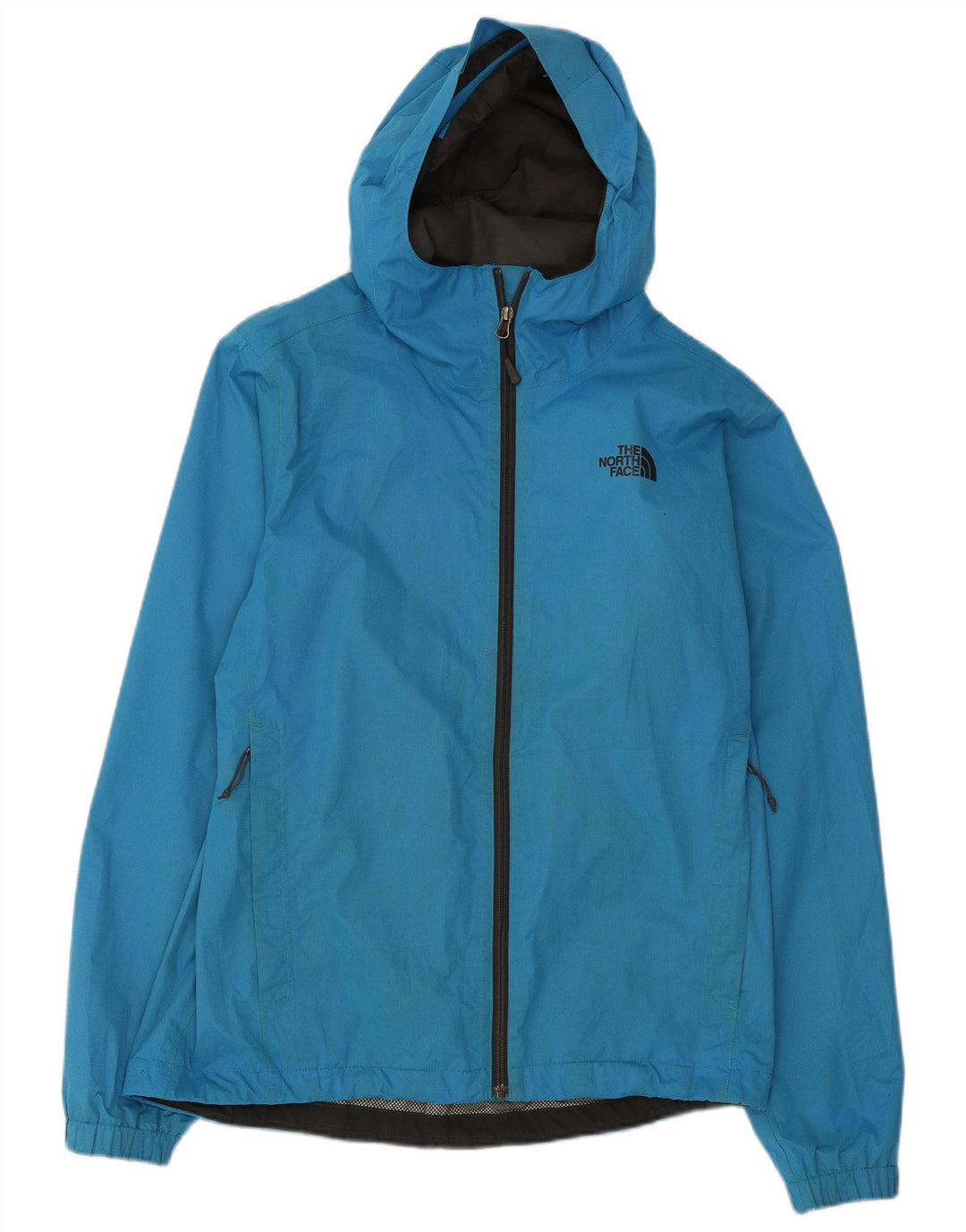 Giacca antipioggia da uomo con cappuccio The North Face UK 38 Poliestere blu medio