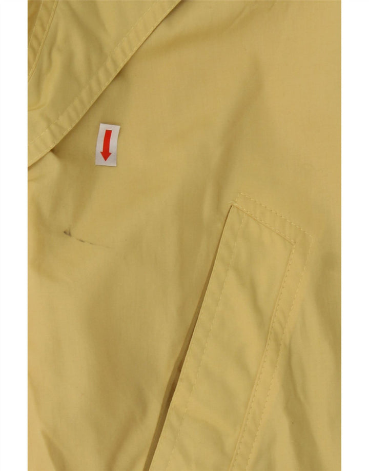 VINTAGE Womens Bomber Jacket UK 14 Large Yellow Cotton Vintage Vintage and Second-Hand Vintage from Messina Hembry 