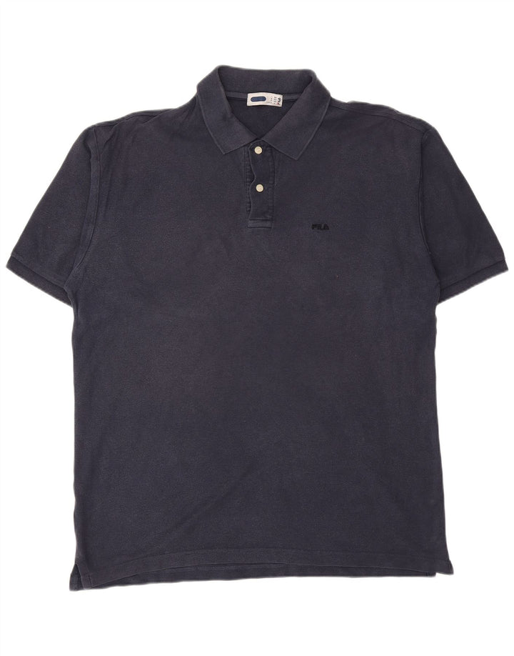 Polo Uomo FILA IT 52 Large Blu Navy Cotone