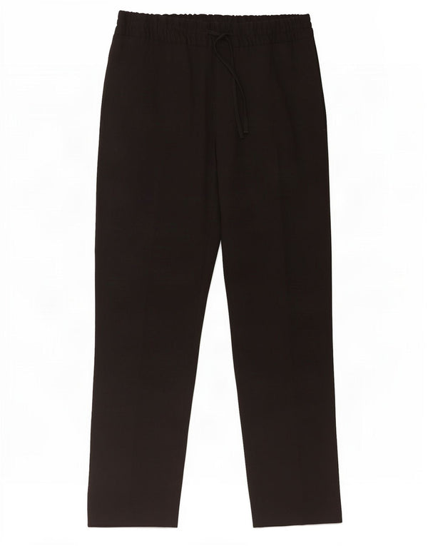 Zara Mens Straight Casual Trousers Large W32 L29 Black Polyester