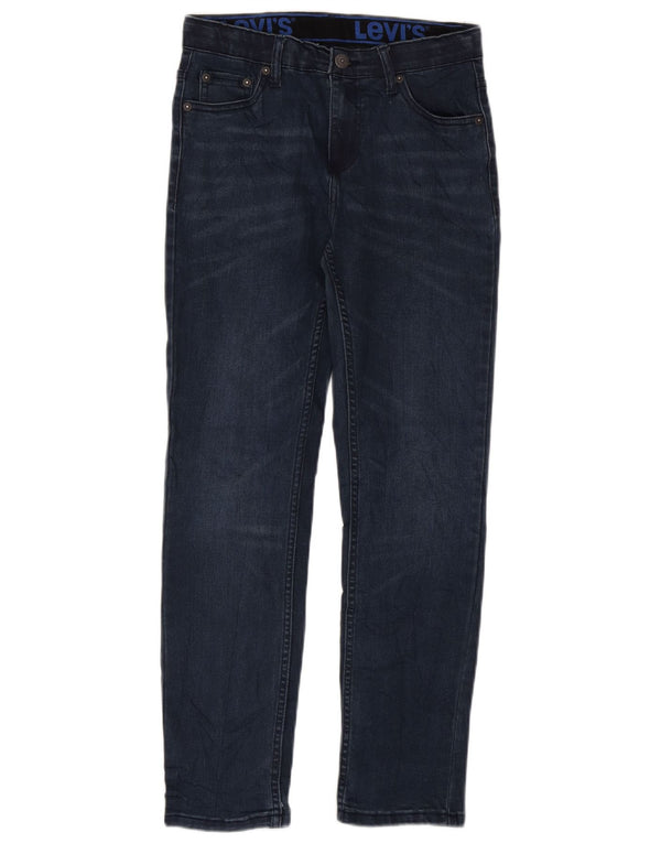 Jeans Levi's Girls 502 Slim 13-14 anni W27 L29 cotone blu navy