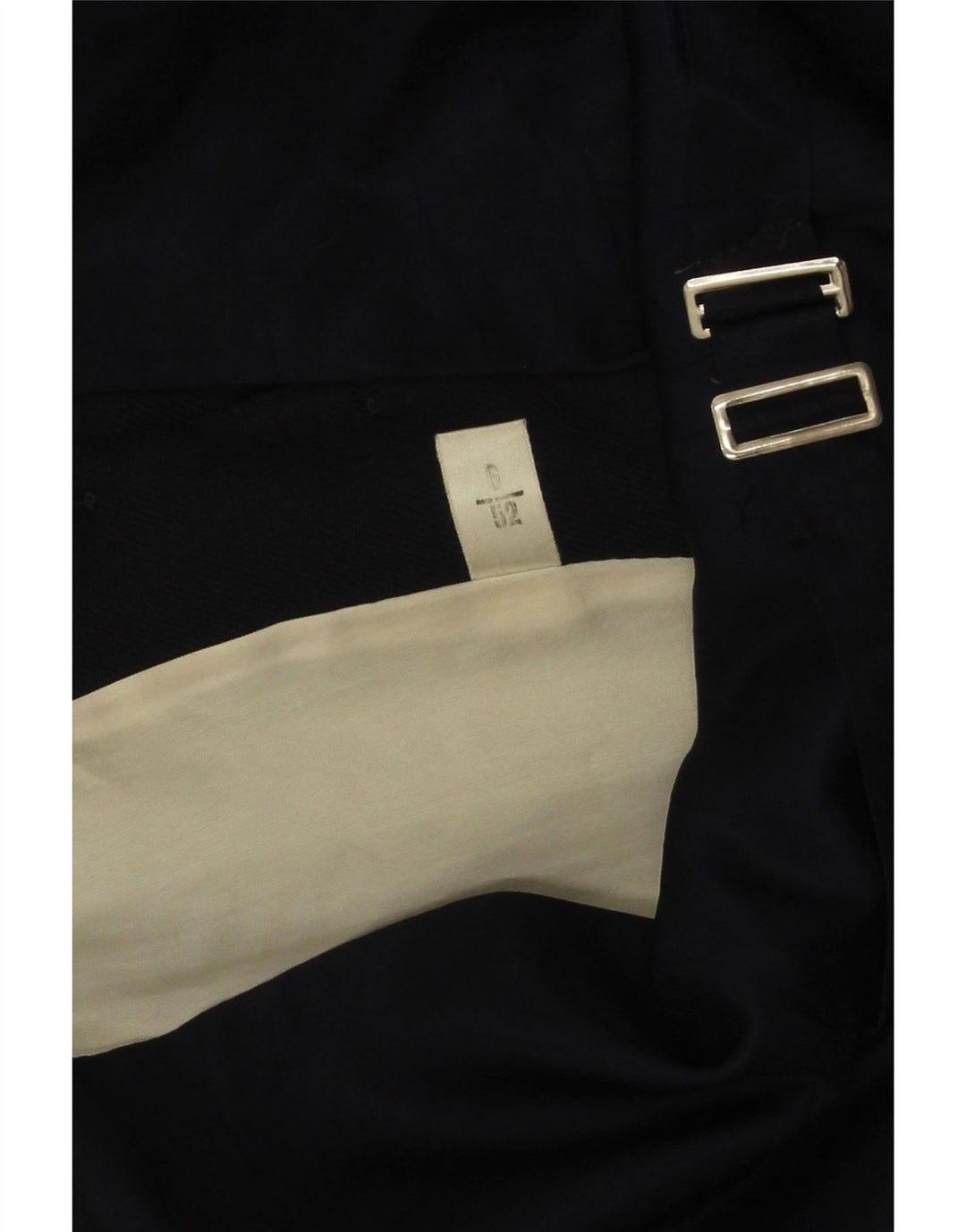 Gilet vintage da uomo IT 52 grande blu navy