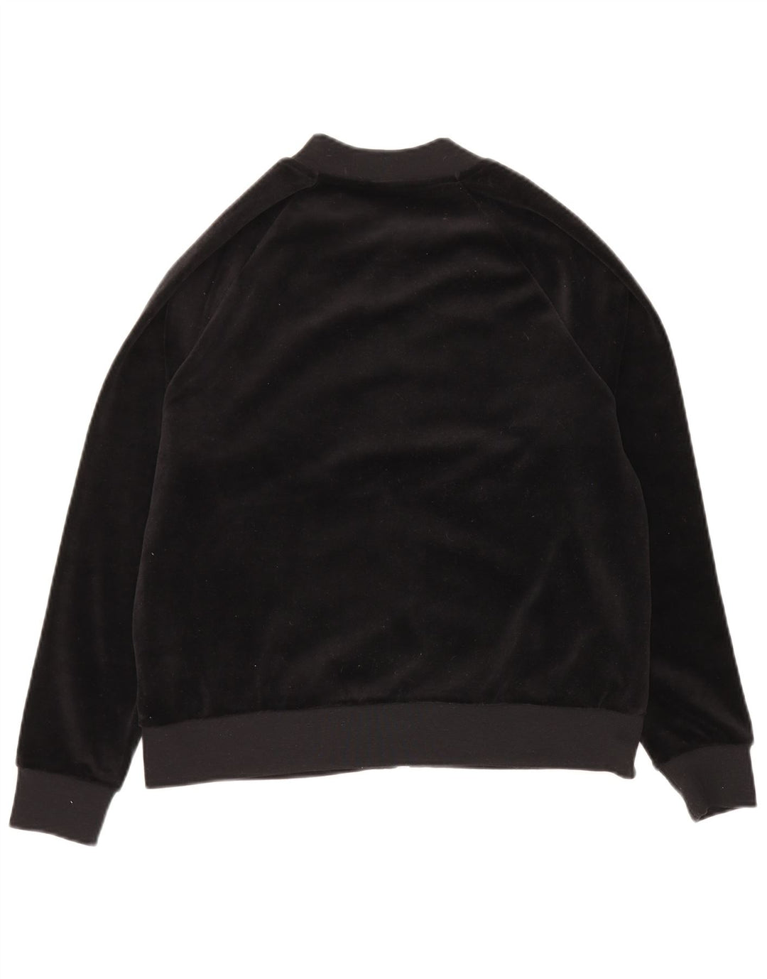 Giacca superiore della tuta in velluto da donna Nike UK 14 poliestere nero medio