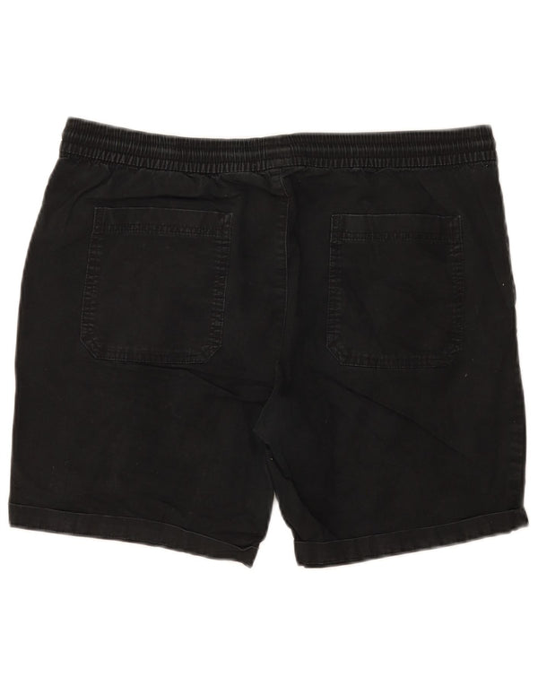 Pantaloncini chino da uomo Marks & Spencer grandi W34 cotone nero