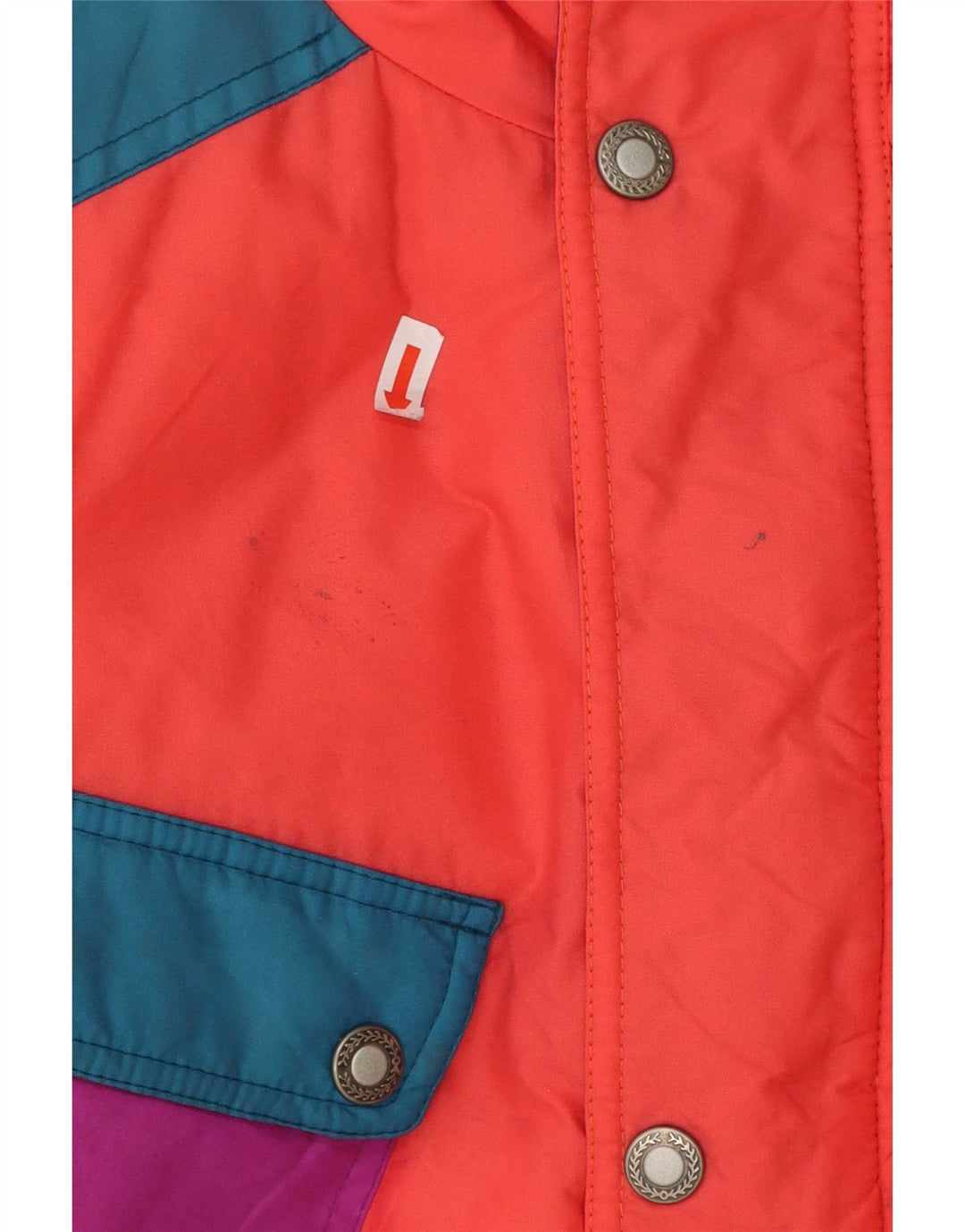Giacca da sci con cappuccio da uomo Astrolabio UK 40 Large multicolore Colourblock