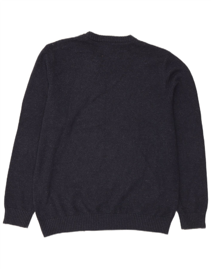 Maglione maglione girocollo da uomo Jack & Jones XL blu navy