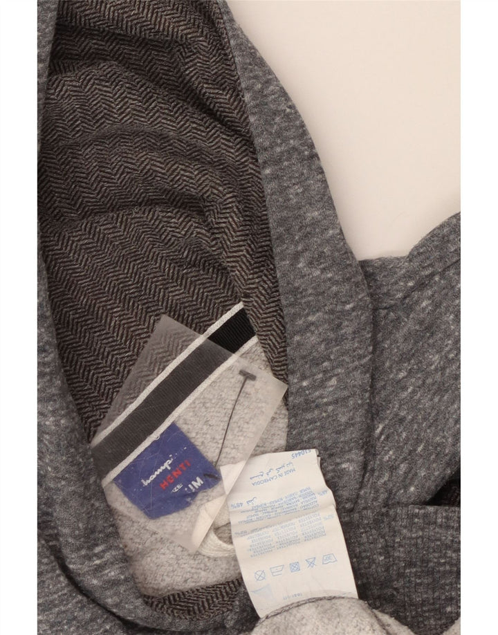 Felpa con cappuccio grafica da donna Champion UK 12 Poliestere chiazzato grigio medio